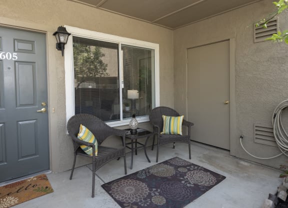 Canterbury Downs model patio, Roseville, CA, 95678