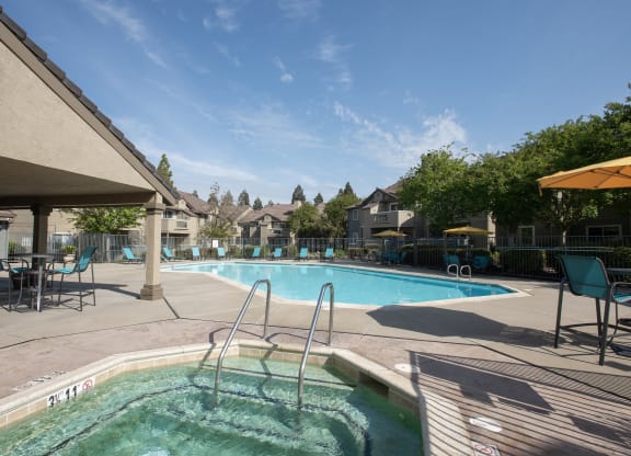 Canterbury Downs swimming pool and spa, Roseville, CA, 95678