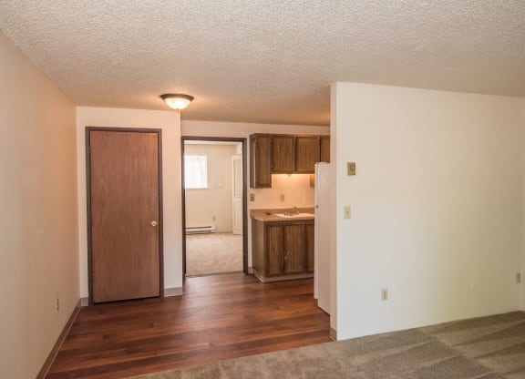 Cedar Lane Vacant Apartment Dining Room