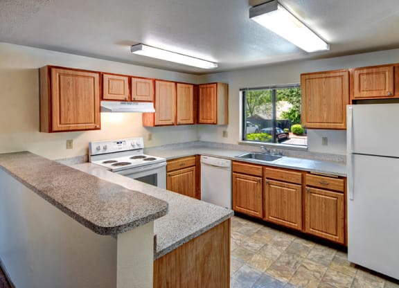 Apartment Upgraded Kitchen at Chambers Creek Estates, WA 98467 