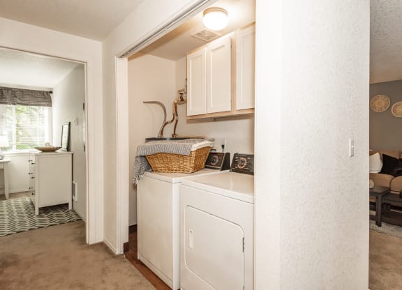 model laundry  at Clackamas Trails Apartments, OR 97222