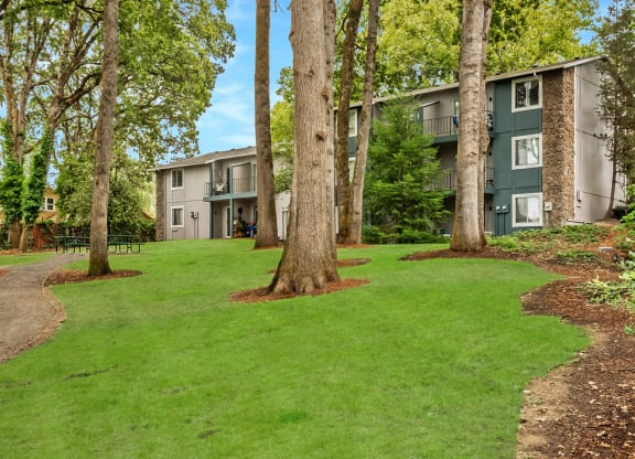 Cornell Woods exterior green space, Portland, OR, 97229