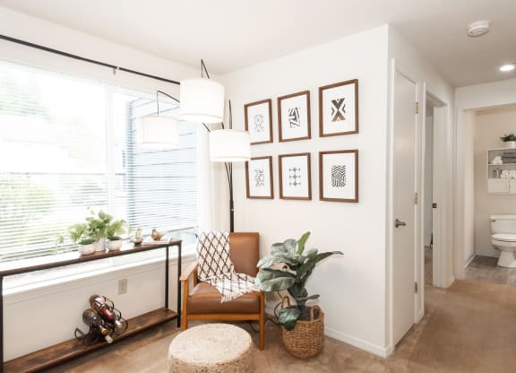 Creekside Village model entry nook