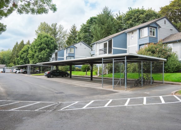 Creekside Village Parking Lot and Bike Cages