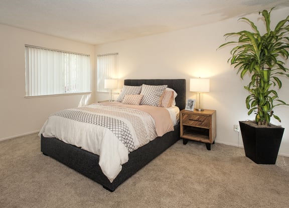 Master Bedroom at Delta Pointe Apartments, Sacramento, 95833