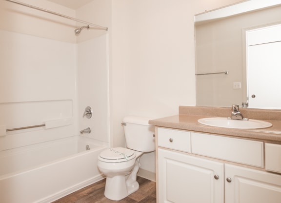 Main Bathroom at Hathaway Court Apartments, Oregon, 97070