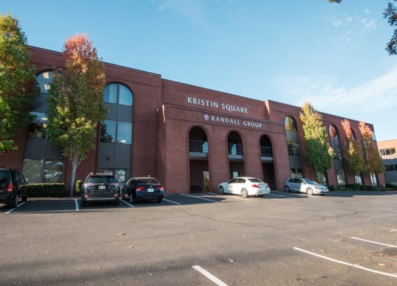 Kristin Square I Back Entrance & Parking Lot