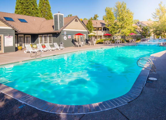 Seasonal Pool at St. Mary's Woods Apartments, Beaverton, Oregon 97078