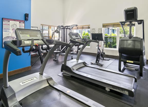 Cardio Machines at Pembrooke Apartment Homes, Kent, 98032