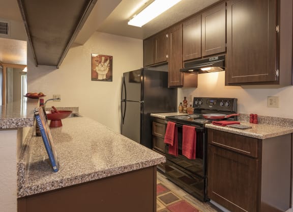 Pheasant Pointe Model Upgraded Kitchen Side Angle