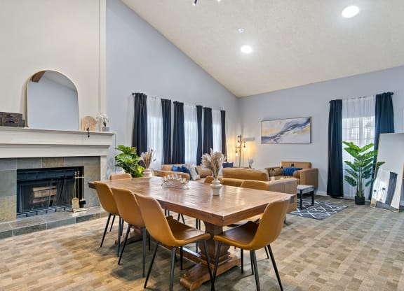 Riverwood cabana dining seating area