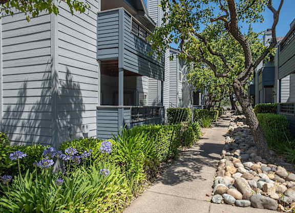Apartment building exteriors at Rocklin Gold Apartments, California, 95677