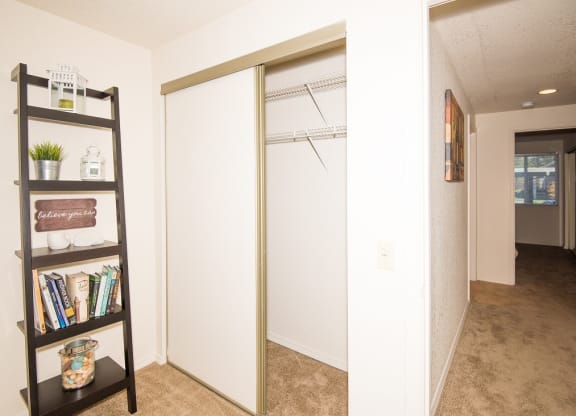 Model 2nd Bedroom Closet at Sir Charles Court Apartments, Oregon, 97006