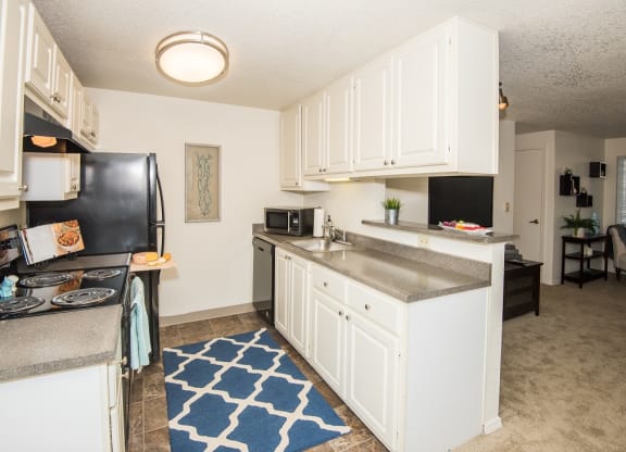 Model Kitchen Upgraded at Sir Charles Court Apartments, OR 97006