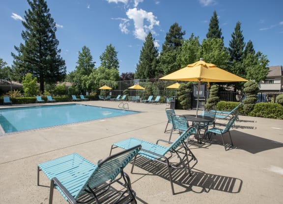 Stanford Heights swimming pool and furniture