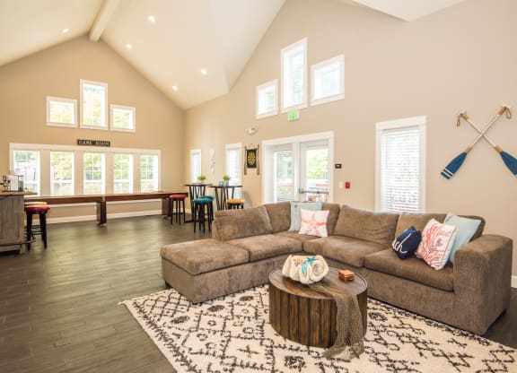 Stillwater clubhouse interior seating