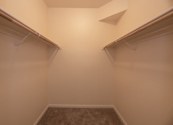 Stoneridge model 1 primary bedroom closet