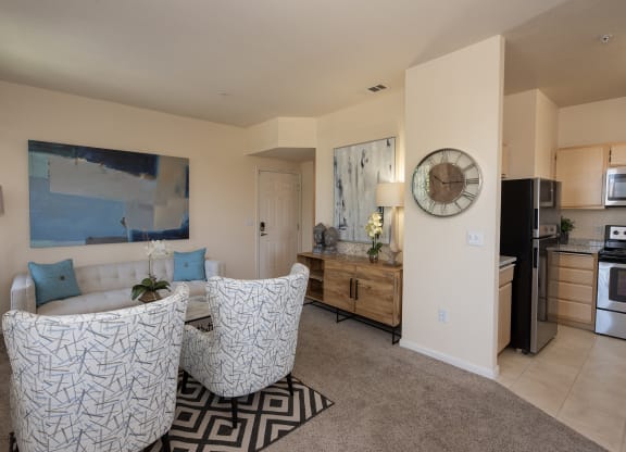 Stoneridge model 2 living room and entry