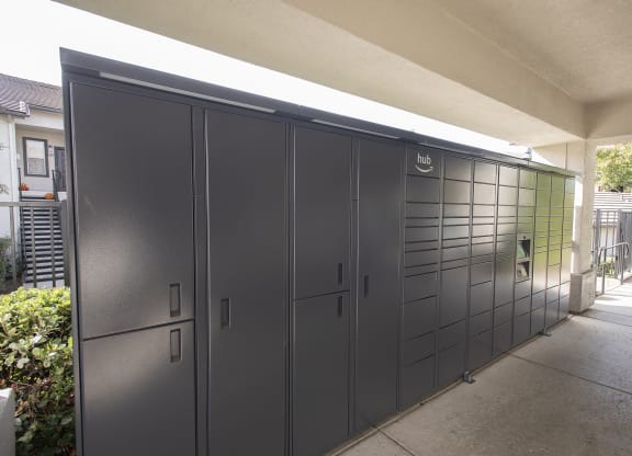 Stoneridge Self Serve Package Lockers Side View