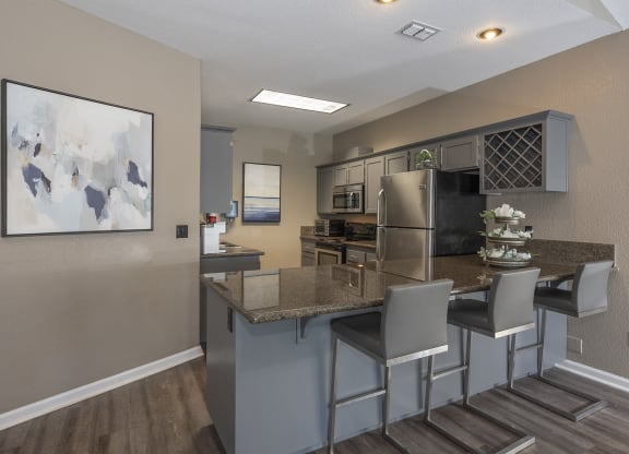  Clubhouse Interior Kitchen at Sunset Summit, Rocklin
