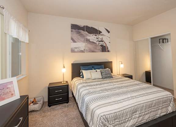 Sunset Summit Model Larger Bedroom