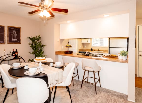 Sunstone Parc, Beaverton, OR, 97008, model kitchen bar and dining room