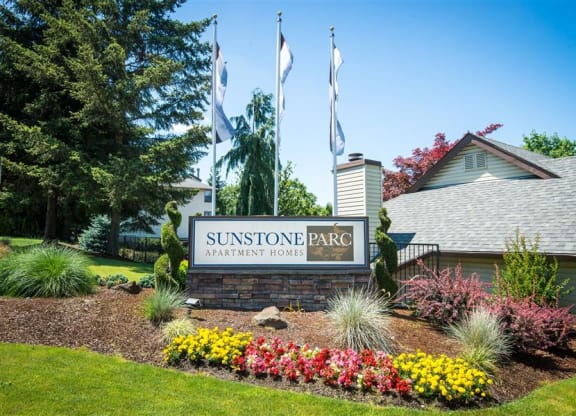 Sunstone Parc Property Entry Monument Sign