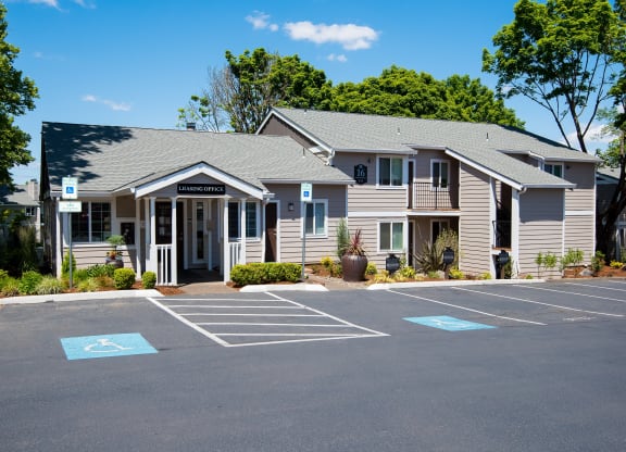 Leasing Office Exterior at Todd Village Apartments, Tualatin, OR