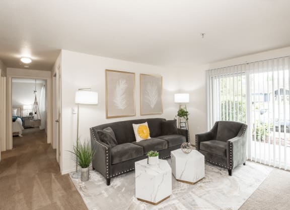 Modern Living Area at Valley River Court, Eugene Oregon