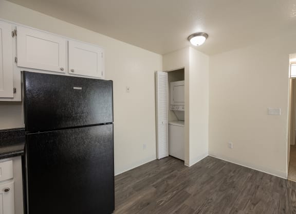 vacant 2x2 dining room and laundry at Woodbridge Apartments, Sacramento