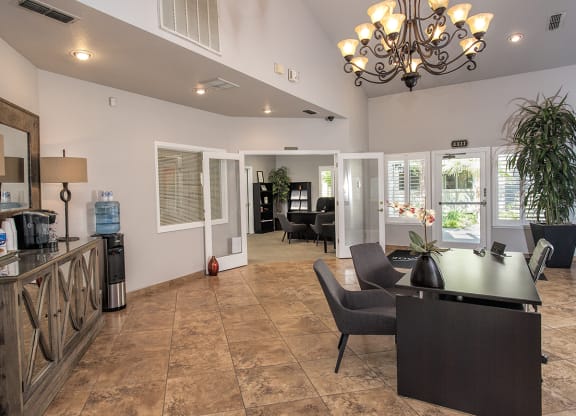 Leasing Office & Coffee Bar at Zinfandel Village Apartments, CA 95670
