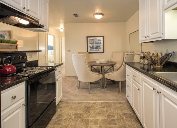 Model Upgraded Kitchen & Dining Room at Zinfandel Village Apartments, CA 95670