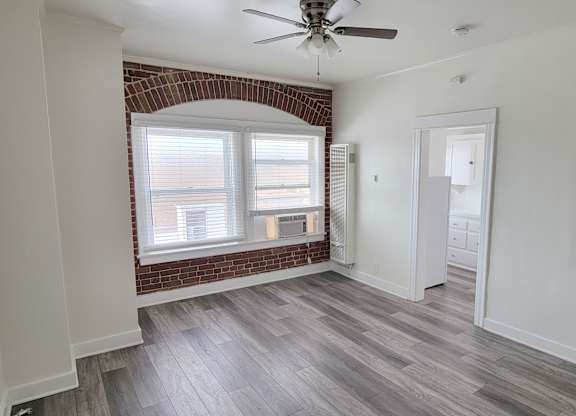 Studio living at the Western at Rosewood apartments in Los Angeles, California.