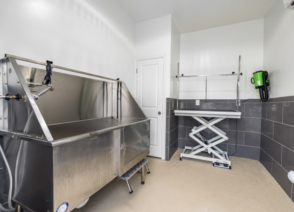 Pet cleaning room