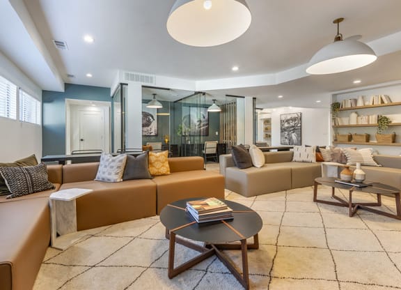 the magwood newly renovated clubhouse lounge