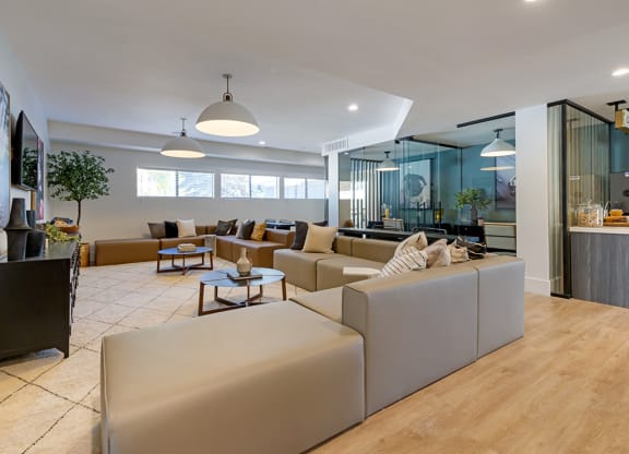 the magwood newly renovated clubhouse lounge