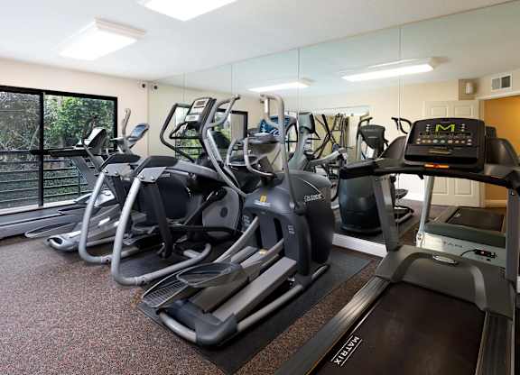 Apartment Fitness Center at Burbank Gardens Apartments, Sherman Oaks, CA, 91411