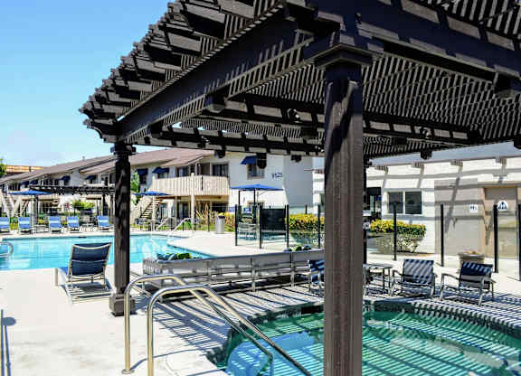 Spa And Pool at La Jolla Canyon Apartments, California