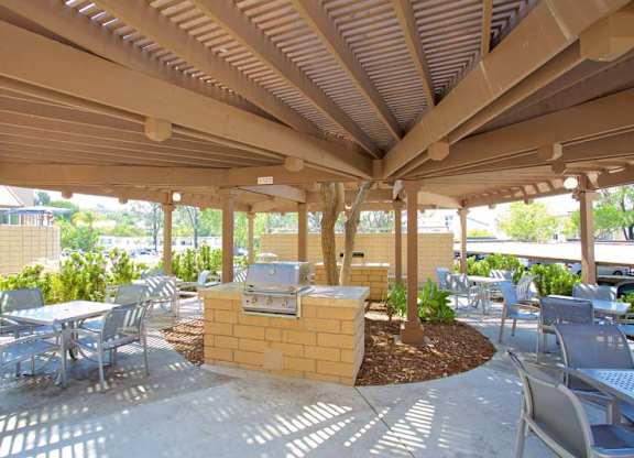 Outdoor Grill With Patio at Pacific Bay Club Apartments, California