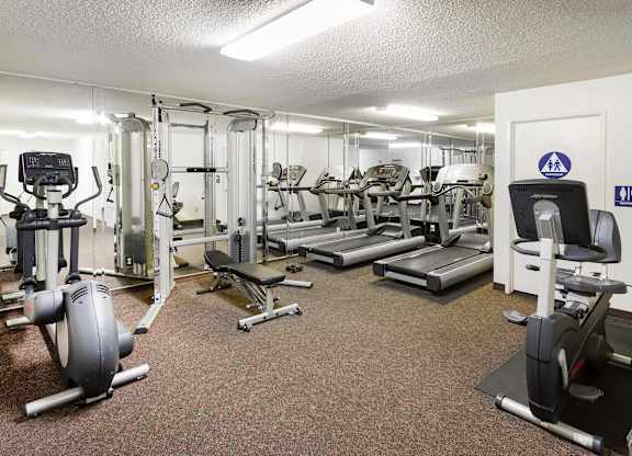 Gym at Woodbridge Gardens, Toluca Lake, CA, 91602