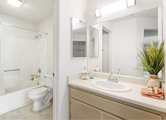 Luxurious Bathroom at La Regencia Apartments, San Diego, CA