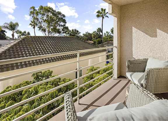 Balcony And Patio at La Regencia Apartments, California