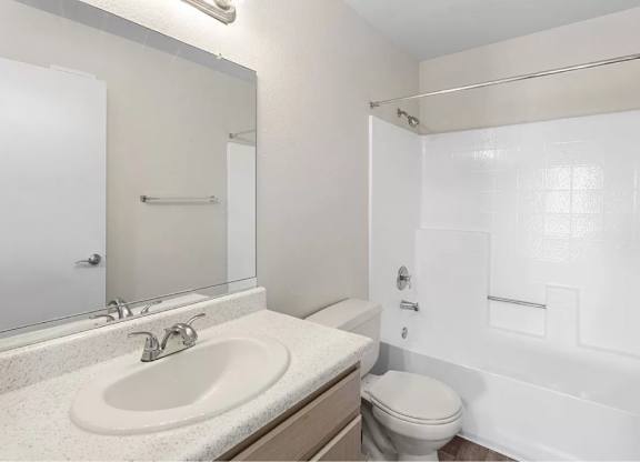 Bathroom With Bathtub at La Regencia Apartments, California