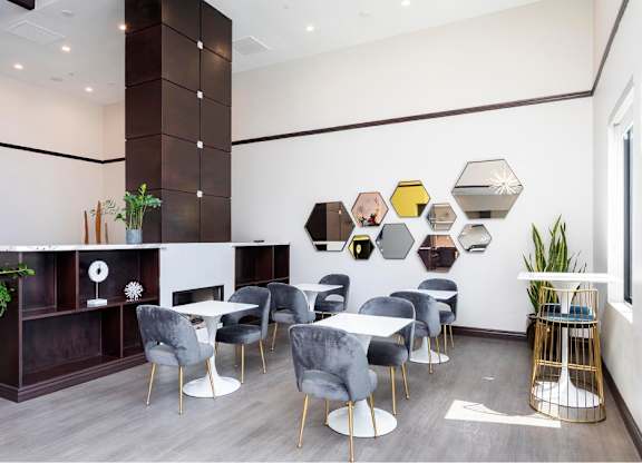 Lobby Lounge Area at Towers at Costa Verde Apartments, California, 92122