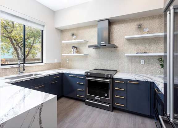 Modern Kitchen at Towers at Costa Verde Apartments, San Diego, 92122
