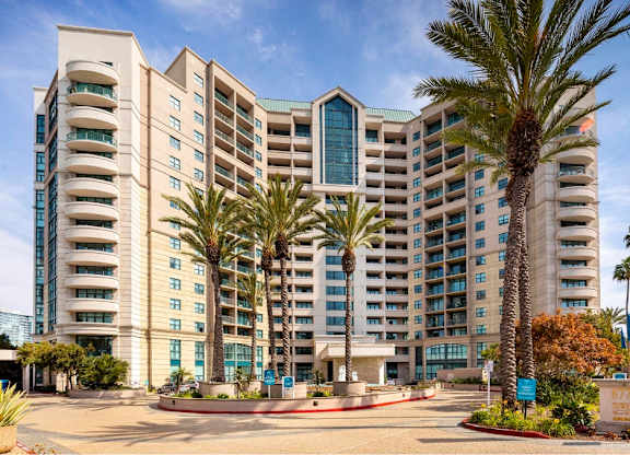 Exterior View at Towers at Costa Verde Apartments, California