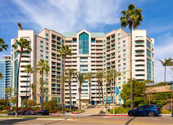 Building Exterior View at Towers at Costa Verde Apartments, San Diego, 92122