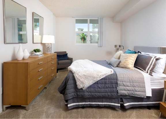 Spacious Bedroom at Towers at Costa Verde Apartments, San Diego