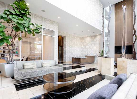 Clubhouse Lounge at Towers at Costa Verde Apartments, San Diego, 92122