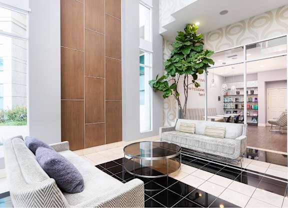 Lobby Area at Towers at Costa Verde Apartments, San Diego, 92122
